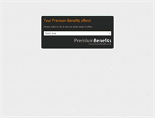 Tablet Screenshot of premiumbenefits.co.uk